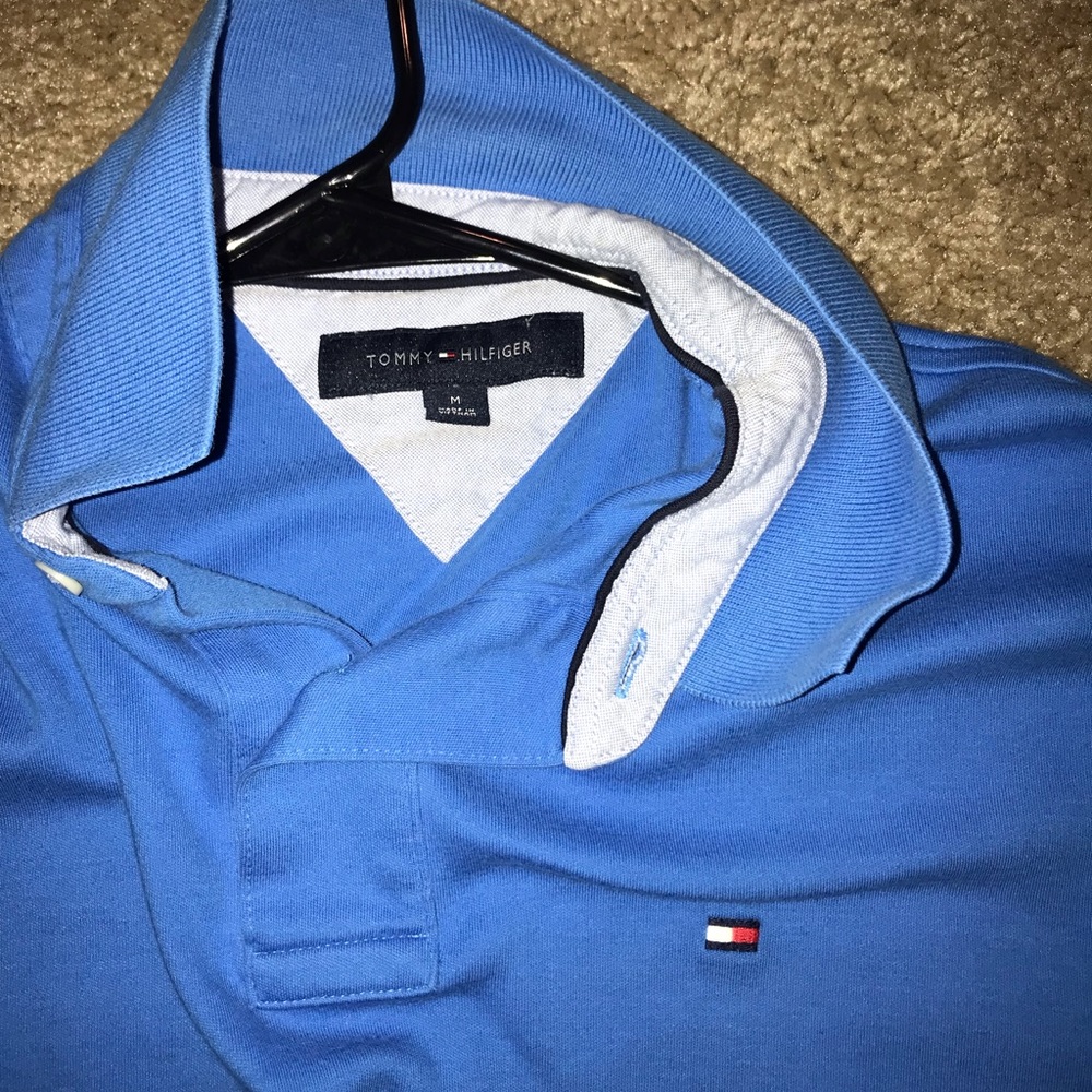 TOMMY HILFIGER POLO MEDIUM BLUE